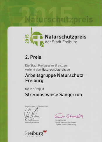 Naturschutzpreis 2015
